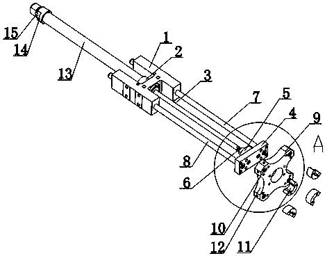 Sleeving device for screw quenching