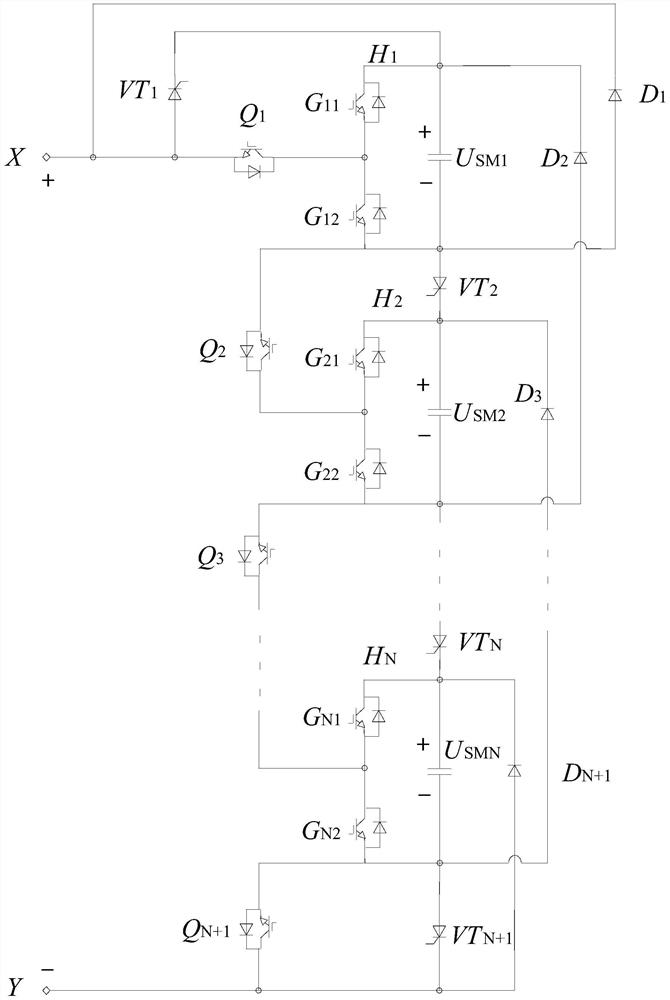 A Novel Modular Multilevel Converter Sub-module Topology Circuit and Its Control Method