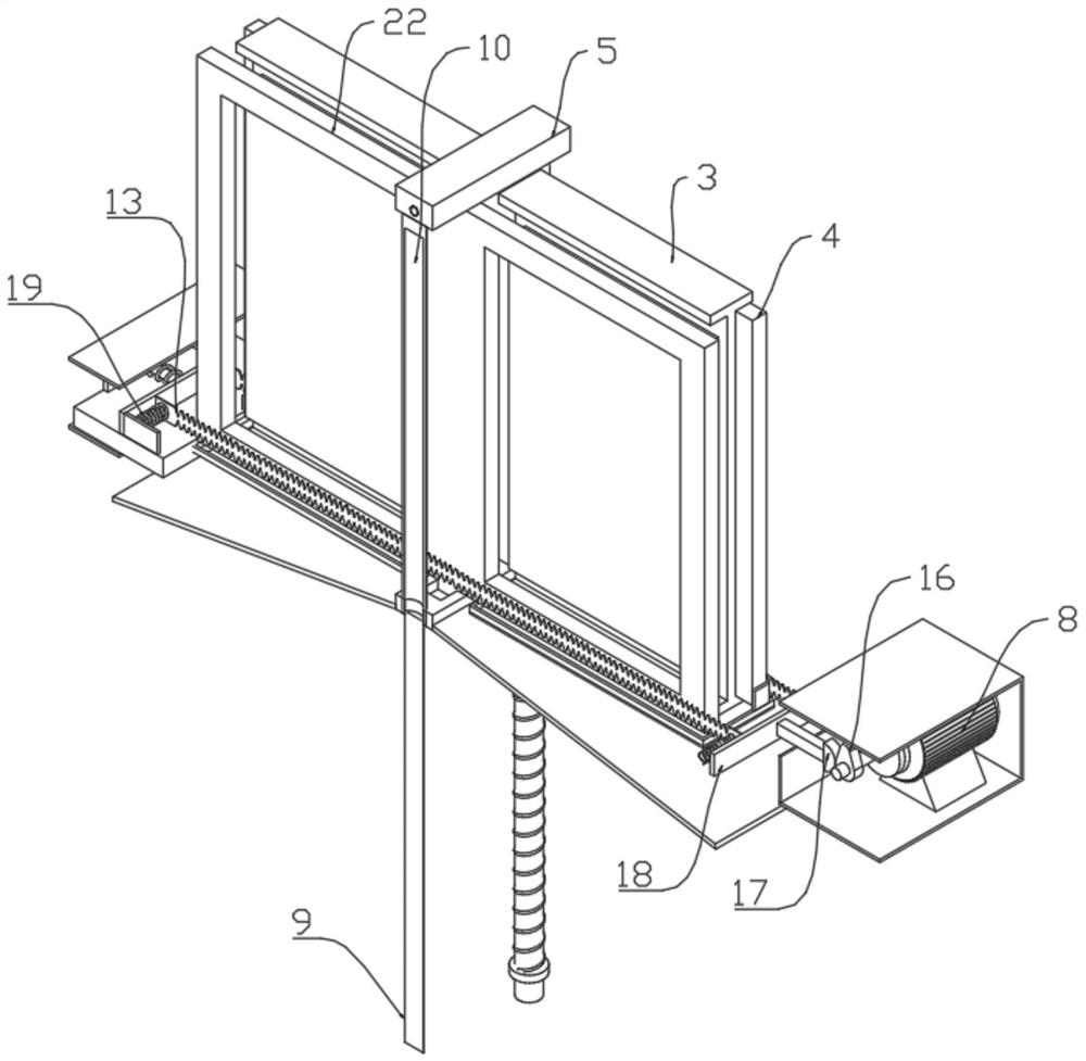 Honey extraction device with scraping structure