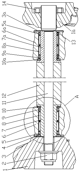 Motorcycle bottom fork mounting assembly and motorcycle thereof