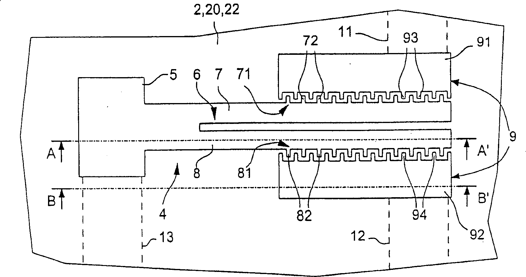 Time base comprising integrated micromechanical tuning fork resonator