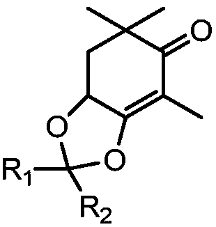 Method for synthesizing astaxanthin intermediate