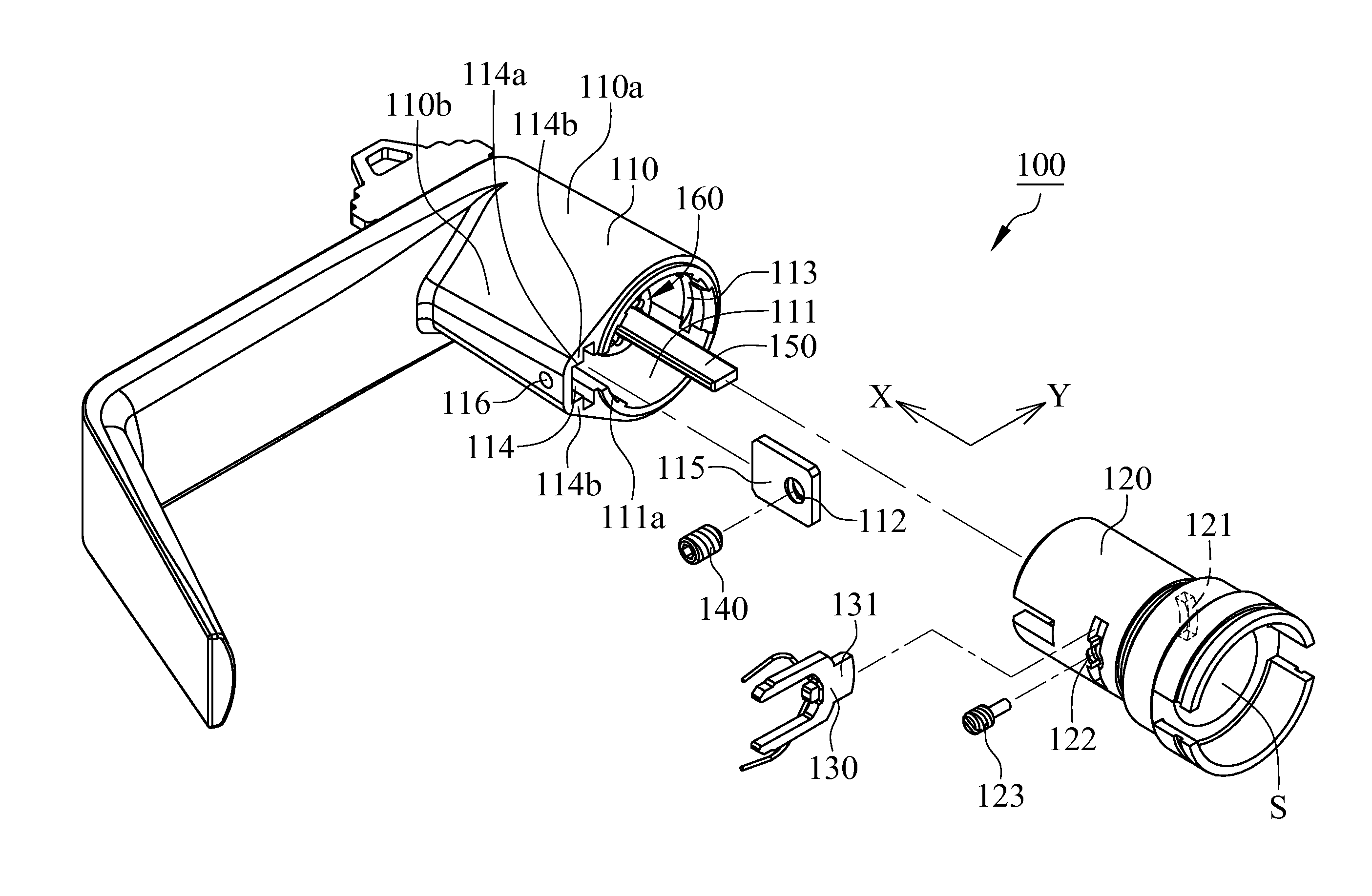 Handle assembly of lock