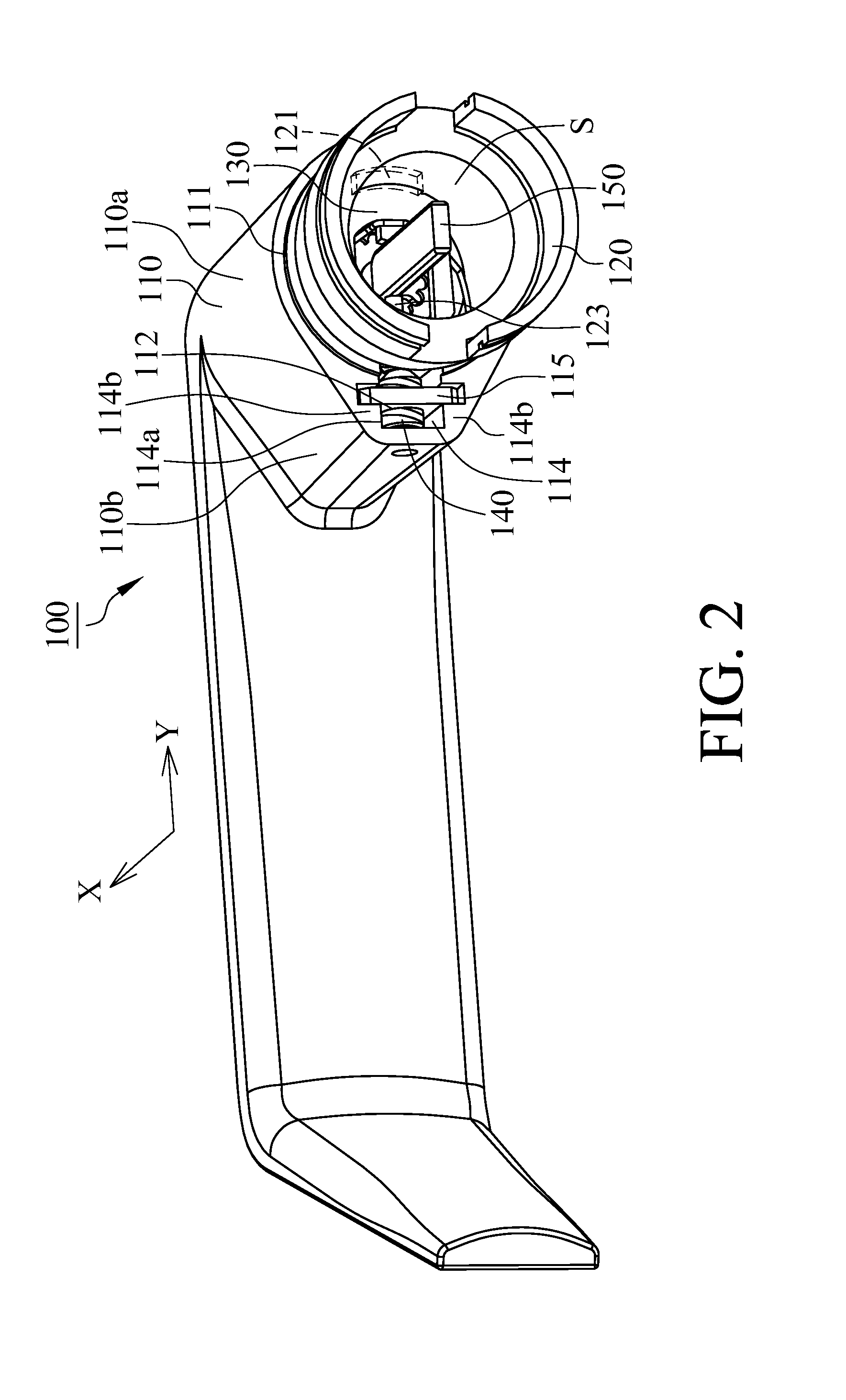 Handle assembly of lock