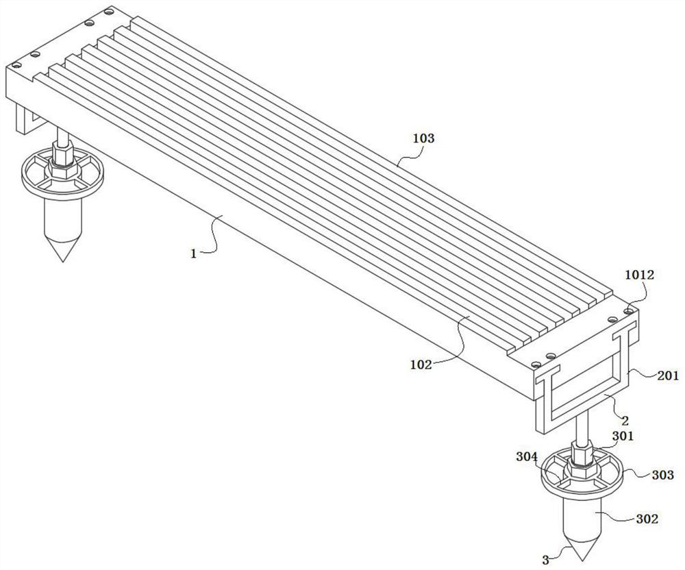 A walkway that prevents lawn damage