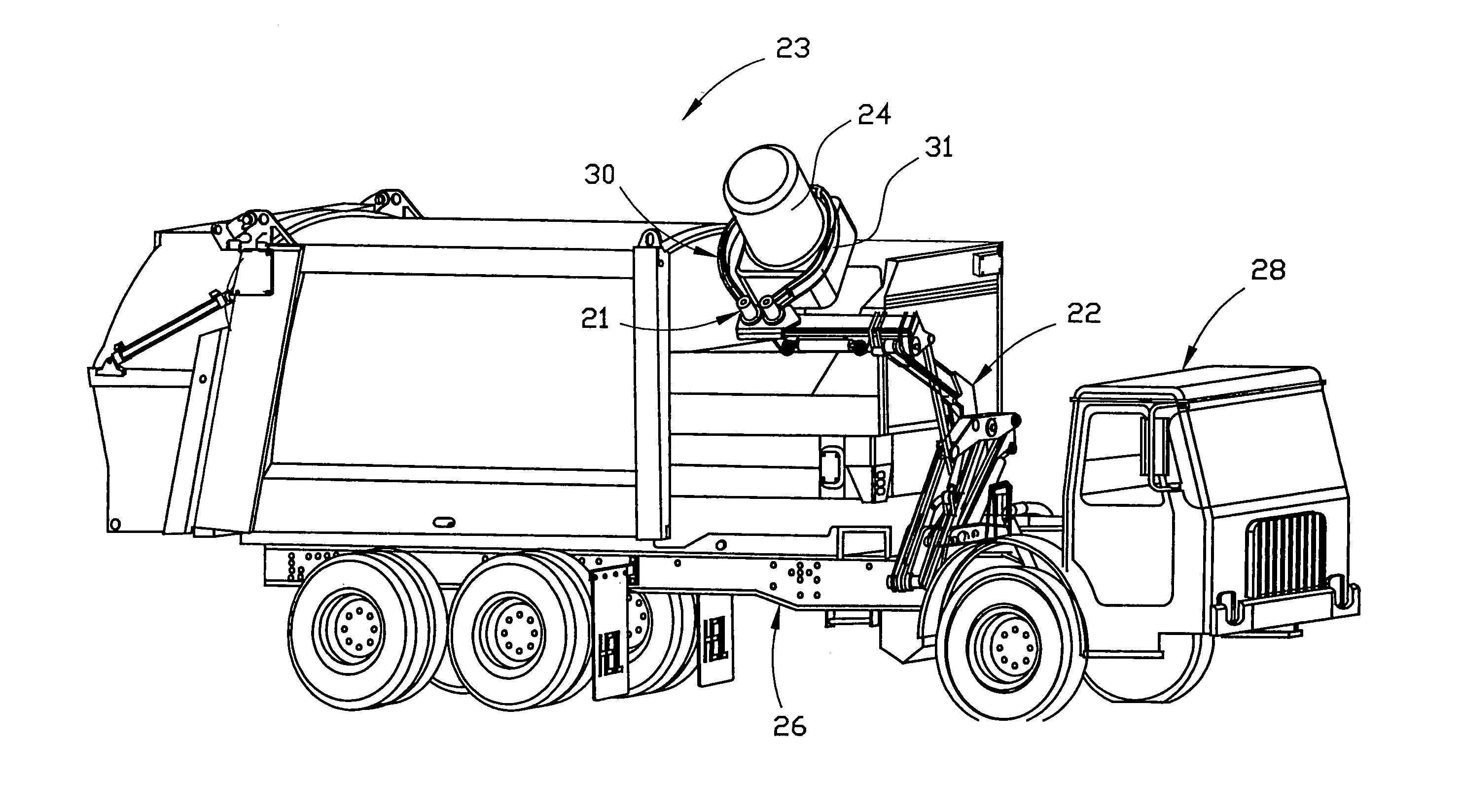 Refuse collection vehicle having multiple collection assemblies