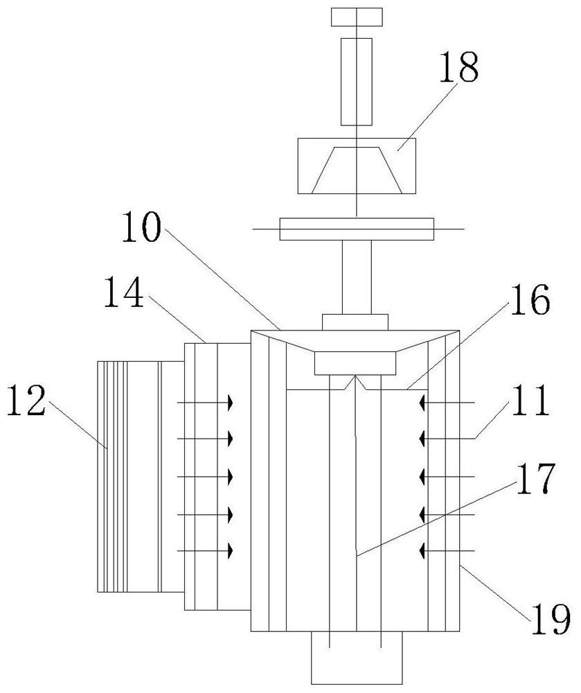 Double-hot-wind three-dimensional non-woven fabric pattern forming device