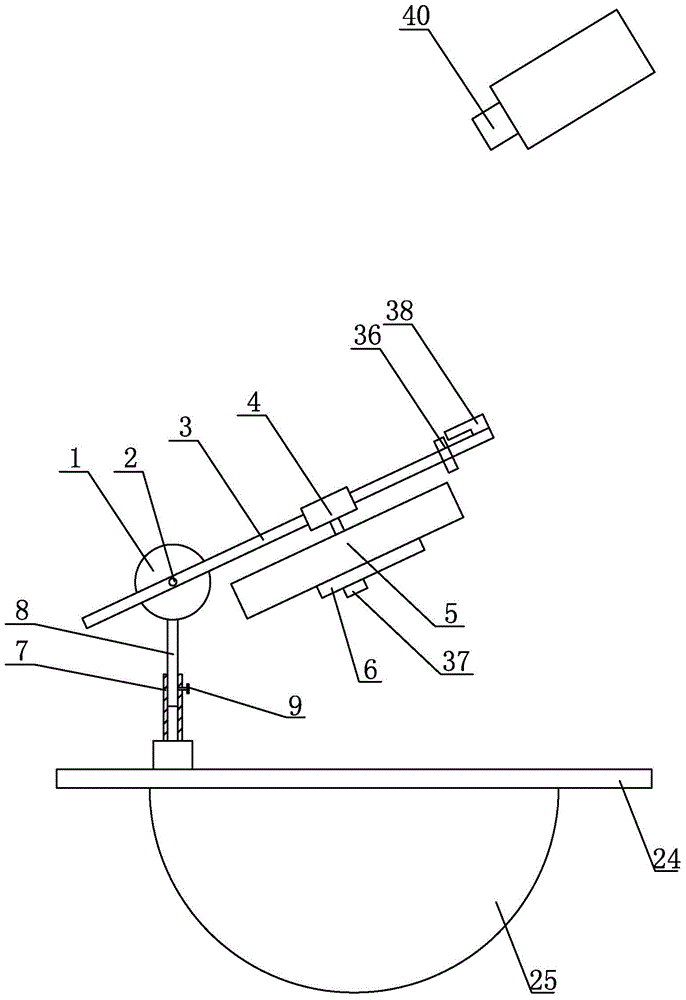 Laser type javelin instrument vibration core strength training and information feedback device