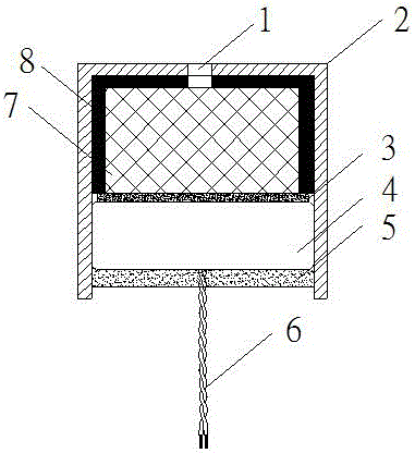 Micropore waterproof front chamber and electret capacitive microphone assembling apparatus