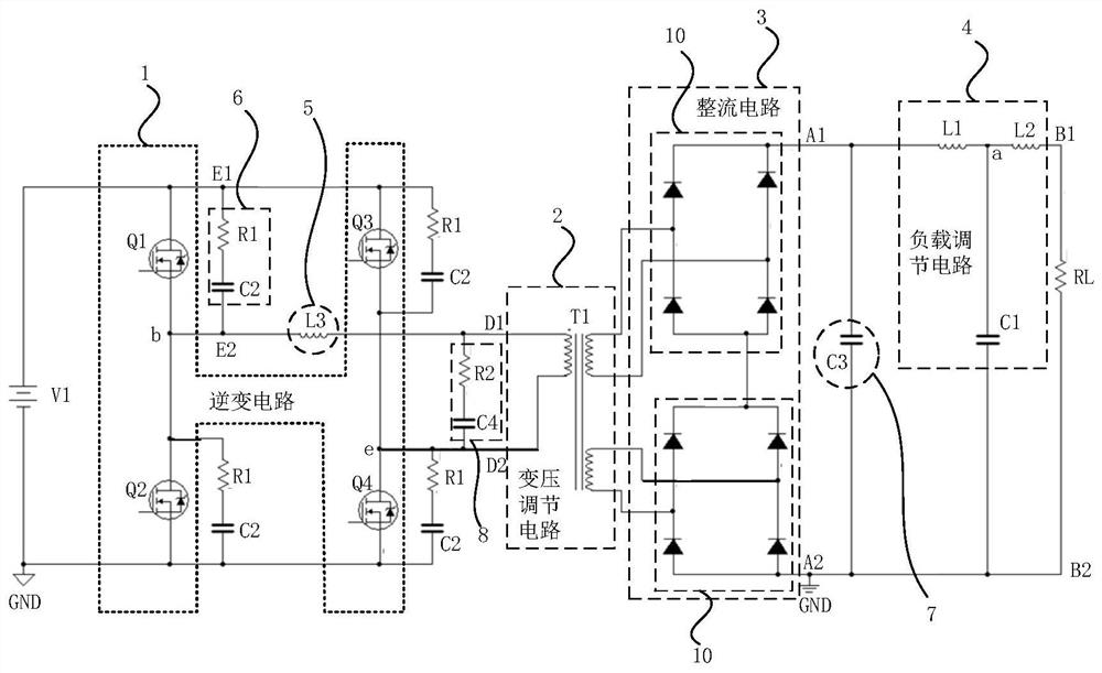 Constant-current power supply circuit for plasma torch and plasma torch system