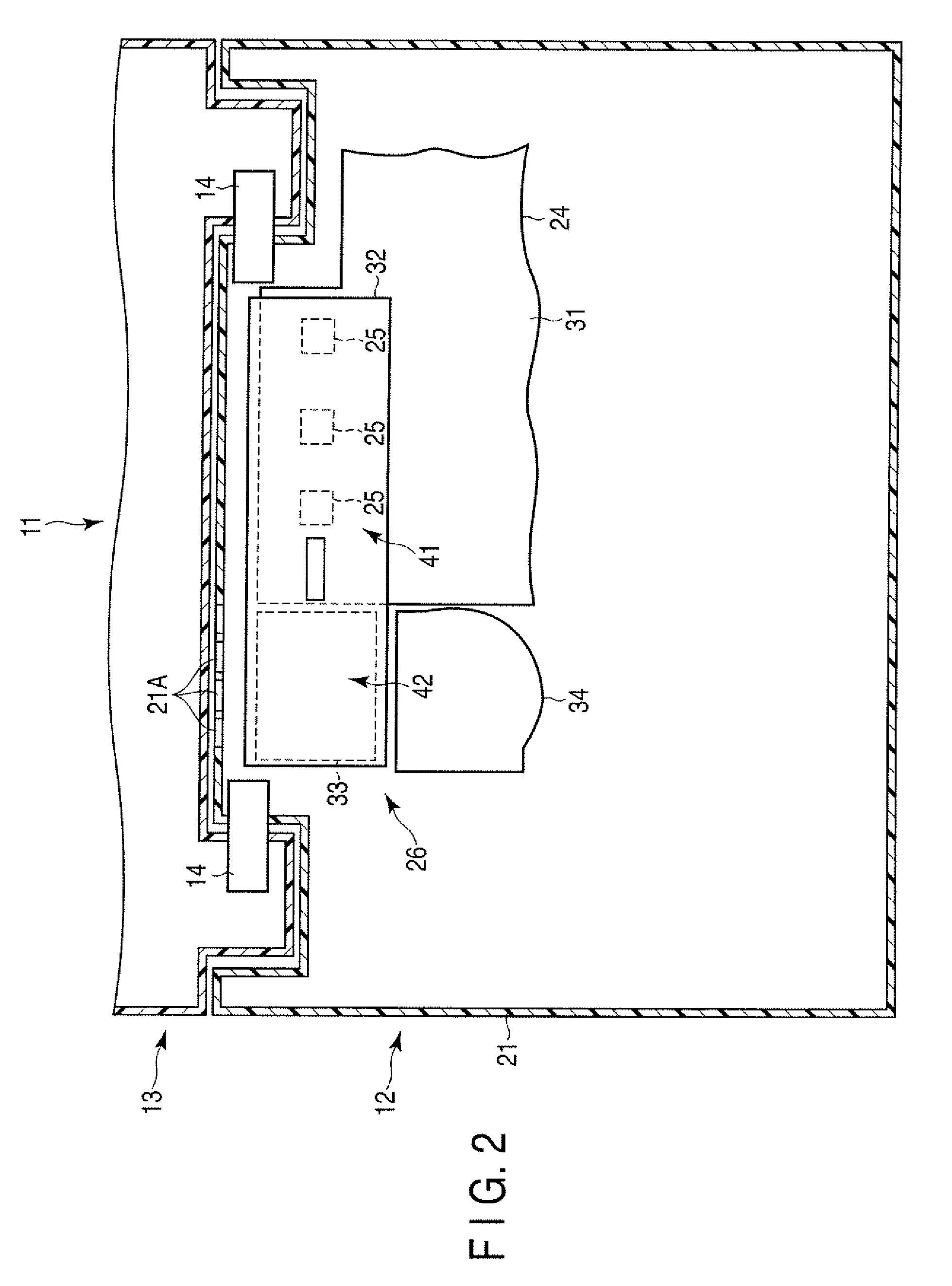 Electronic device, cooling device and loop heat pipe