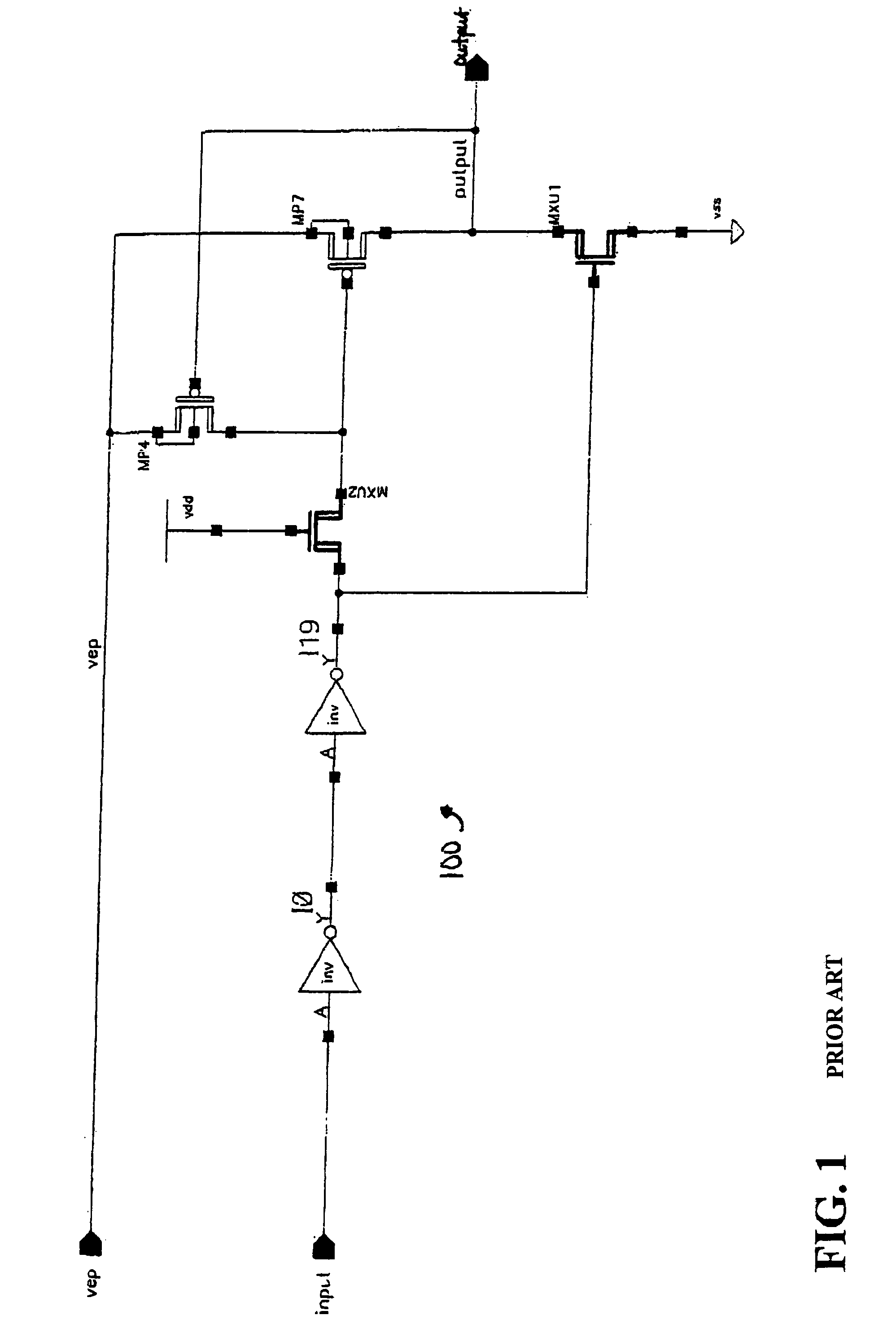 Method and apparatus for avoiding gated diode breakdown in transistor circuits