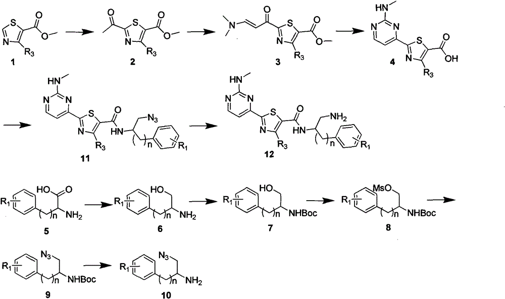 5-thiazole amides and their biological applications