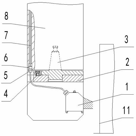 Real-time online monitoring device for workpiece of numerical control machine tool