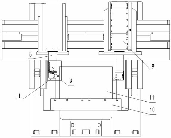 Real-time online monitoring device for workpiece of numerical control machine tool