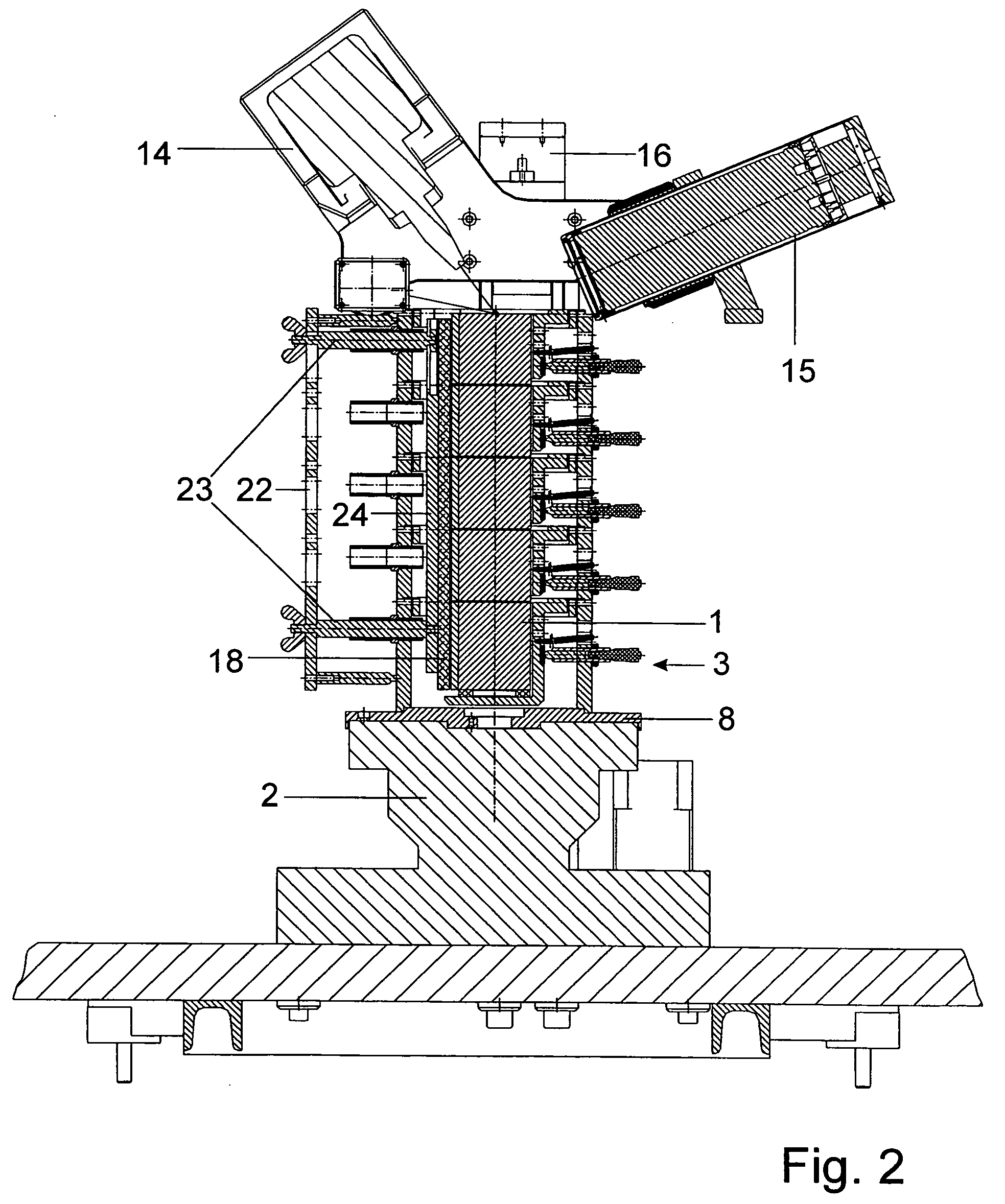 Method and apparatus for the measurement, orientation and fixation of at least one single crystal