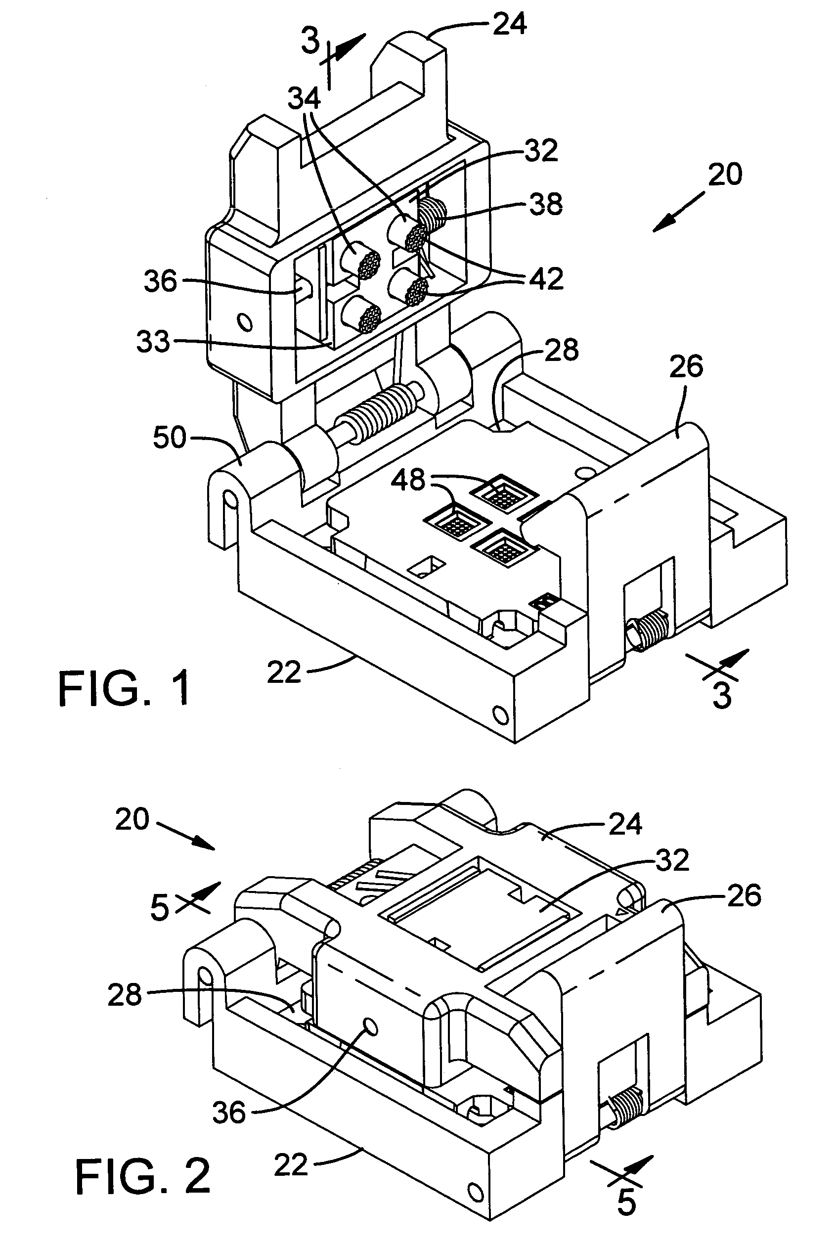 Multi-site chip carrier and method