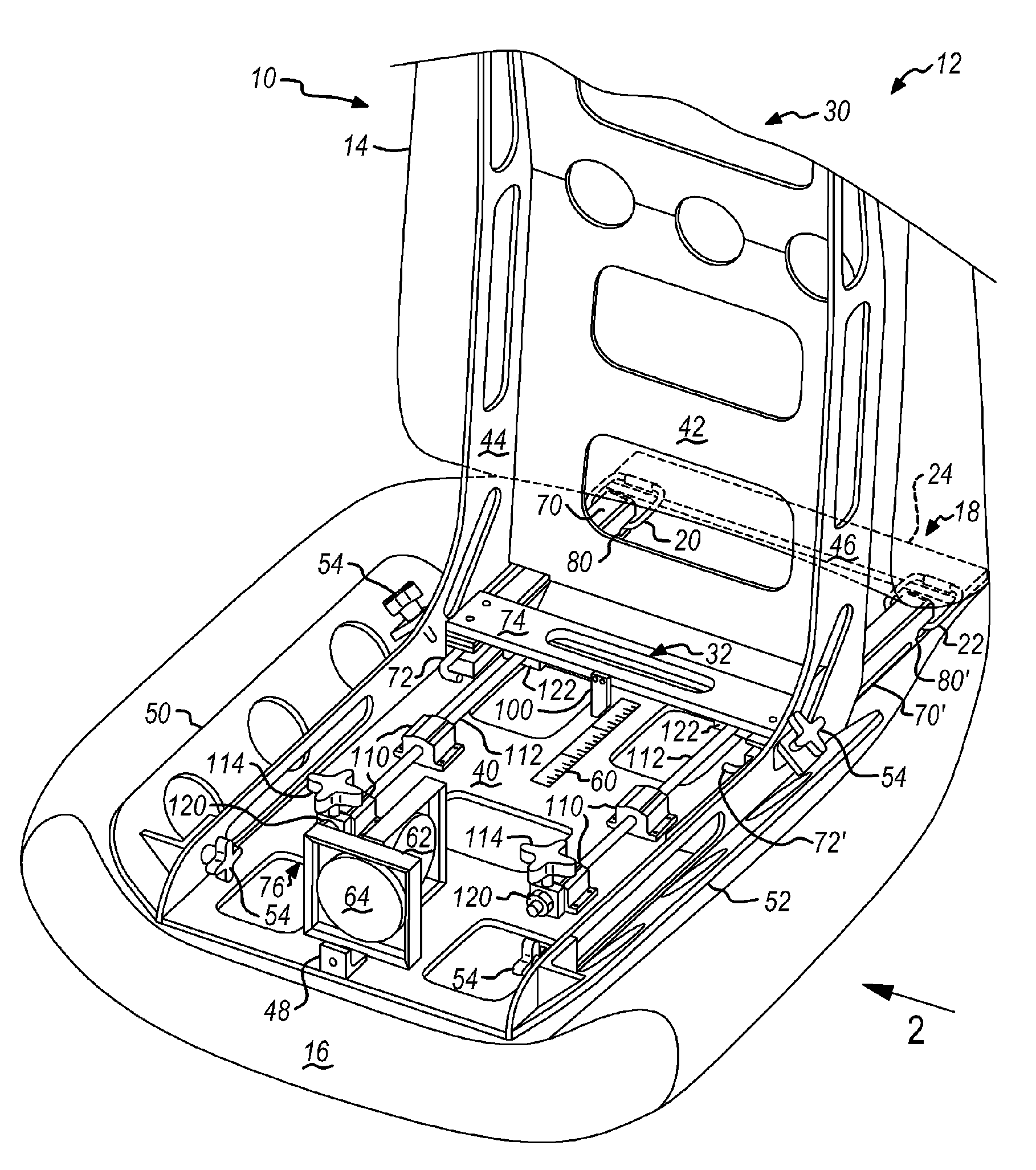 Apparatus and a method for assessing an anchorage position