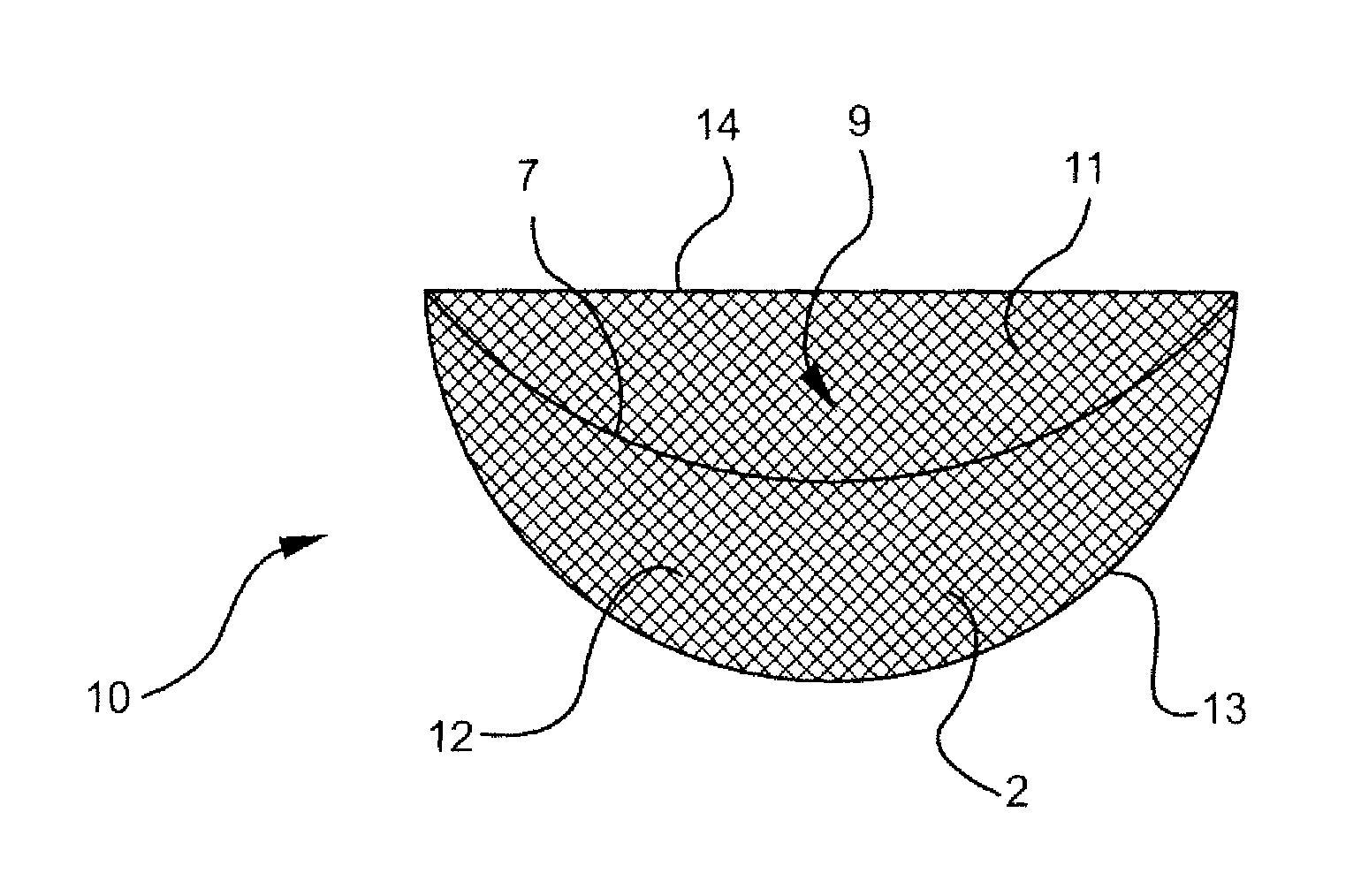 Naturally contoured, preformed, three dimensional mesh device for breast implant support