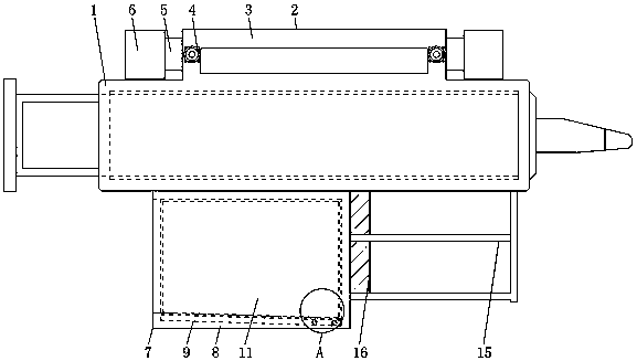 Sealing structure of curtain wall