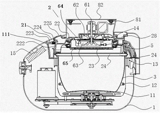 A multifunctional cooking machine