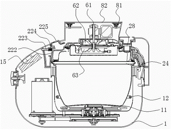 A multifunctional cooking machine