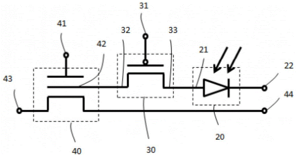 Semiconductor light-sensitive cell and semiconductor light-sensitive cell array thereof