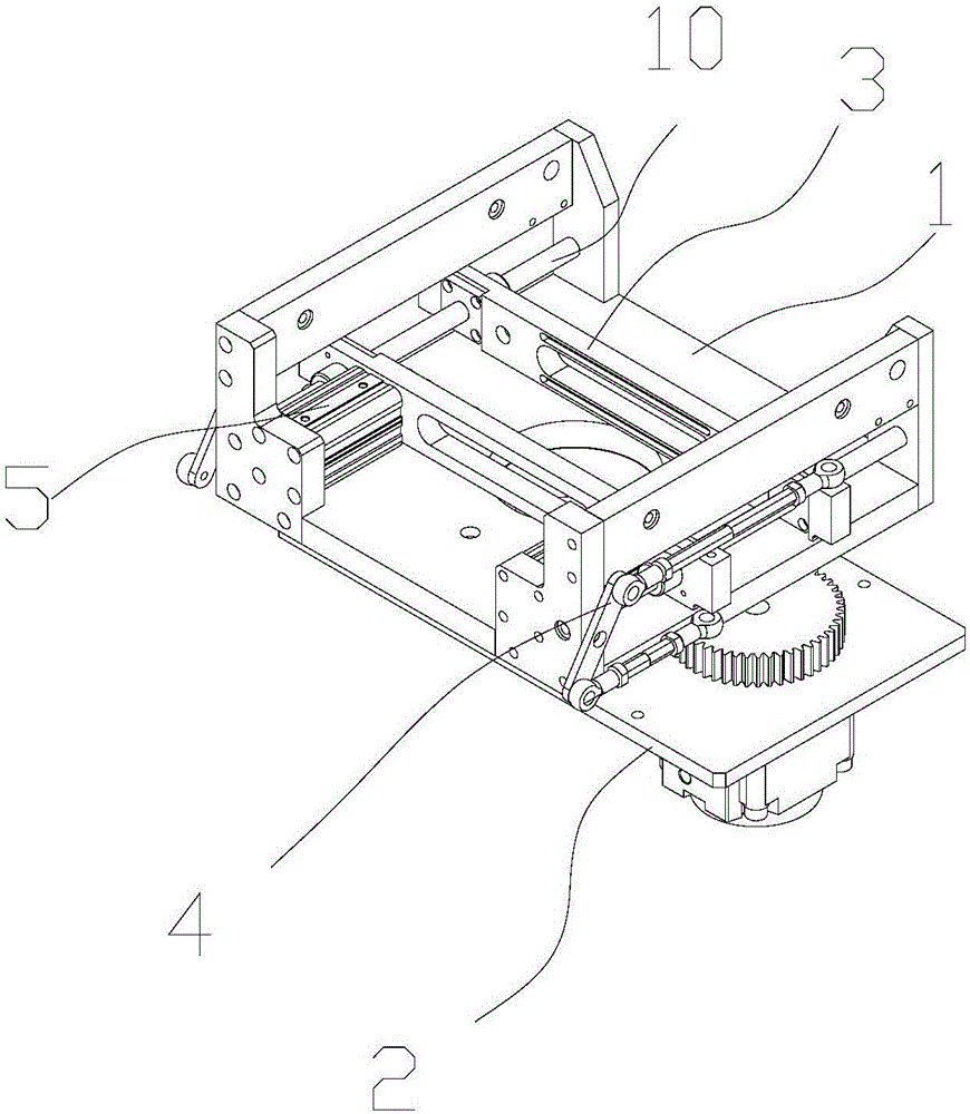 Cross seal clamping mechanism