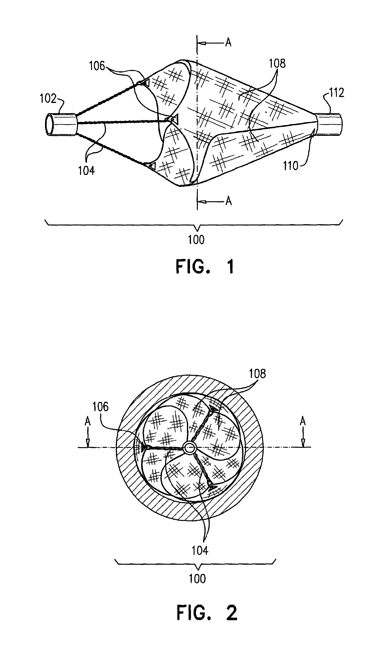 Intravascular device with multiple leaflets