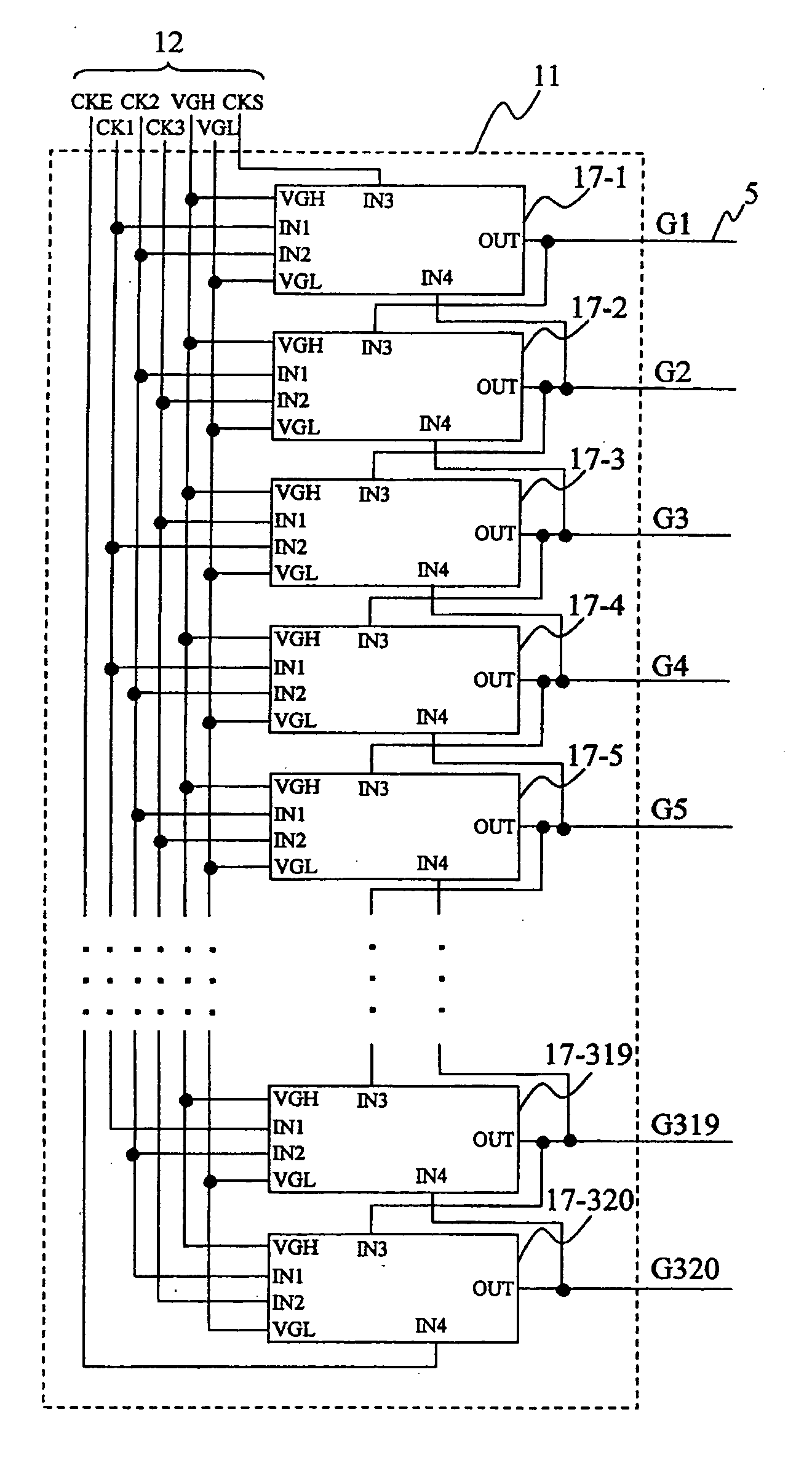 Shift register circuit and display apparatus using the same