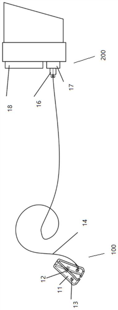Linear snare applied under digestive endoscopy