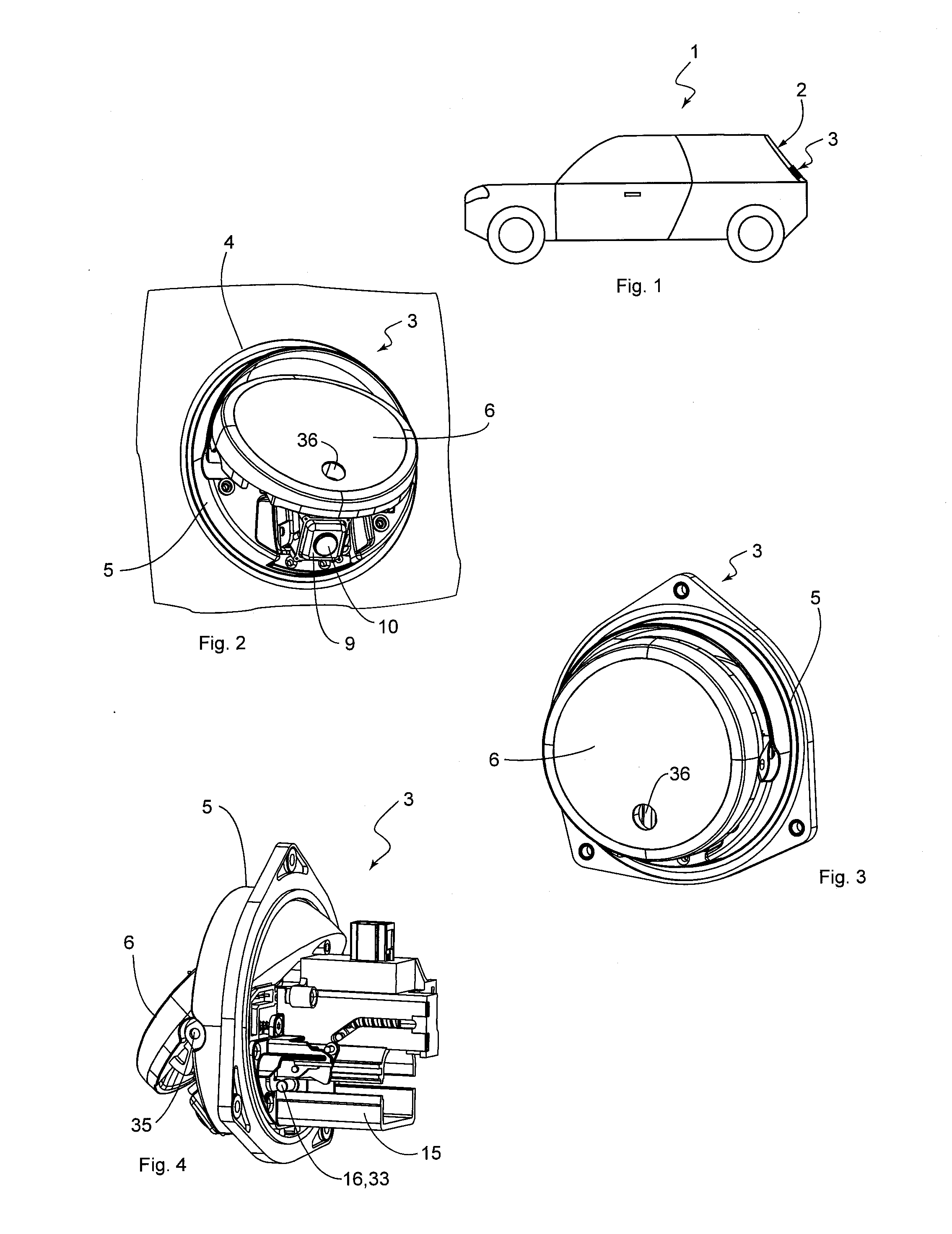 Assembly for a vehicle