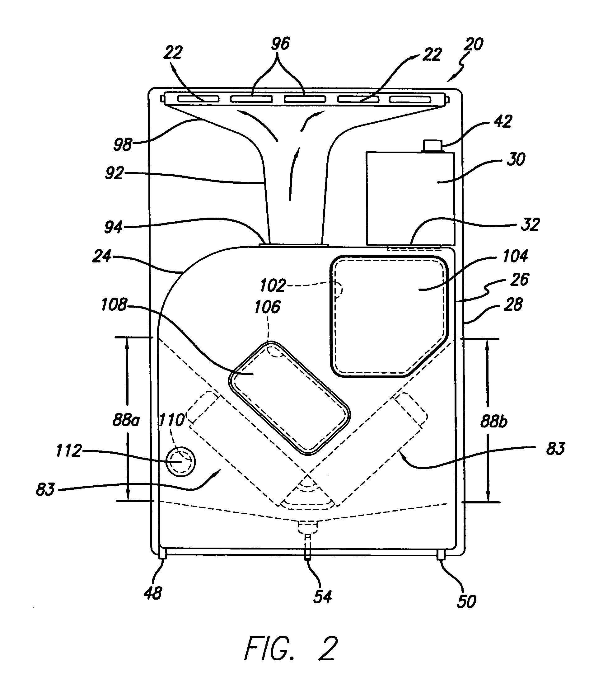 Cooling system for a commercial aircraft galley