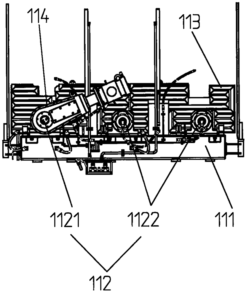 Withdrawal and straightening machine of modular structure and overhauling method thereof