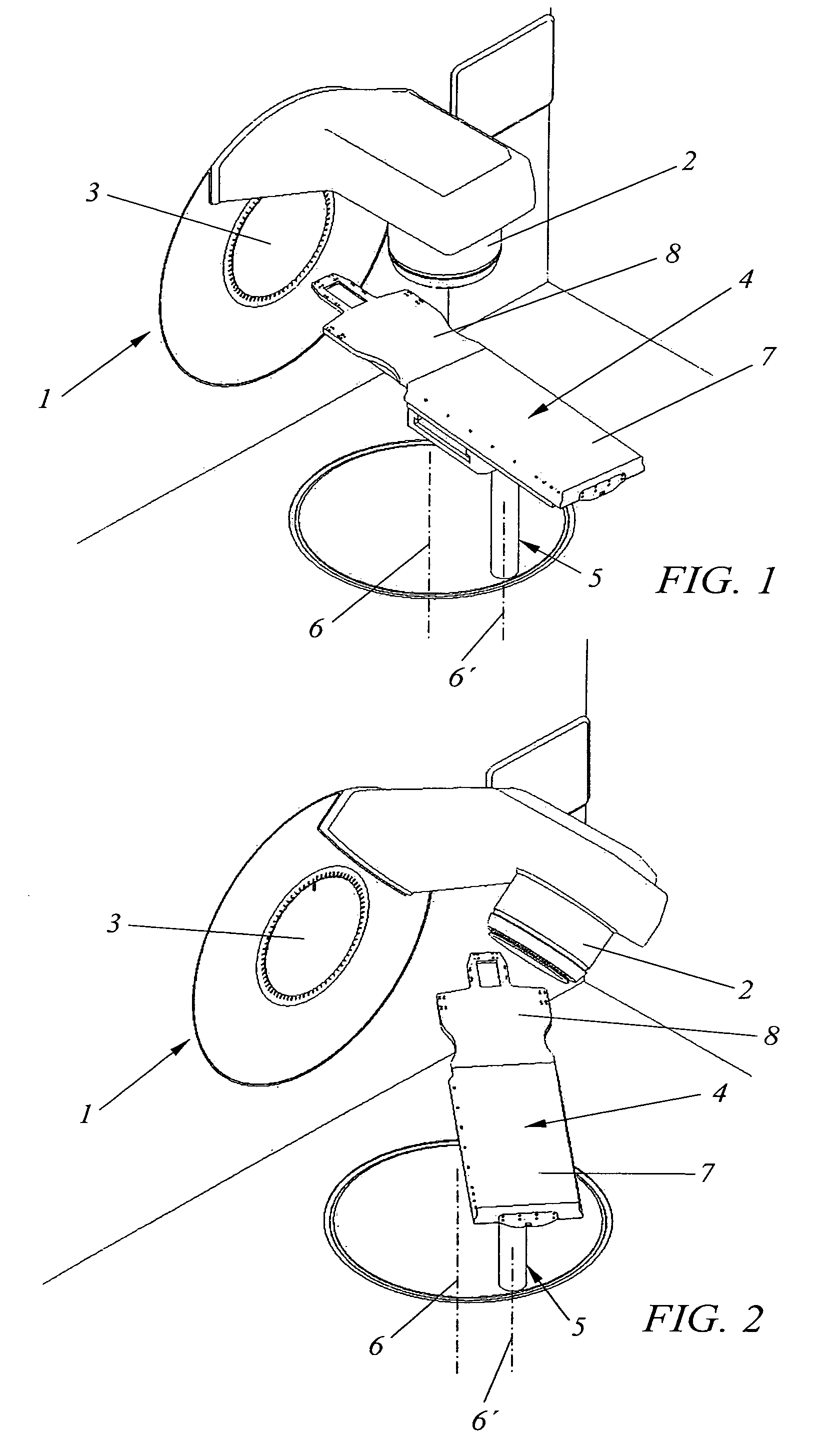 Modular patient support system for use in radiotherapy treatments