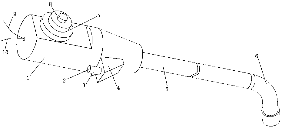 Visible and inflatable suction esophagus heart ultrasonic probe