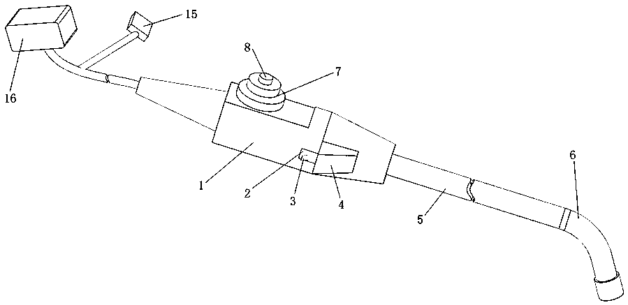 Visible and inflatable suction esophagus heart ultrasonic probe