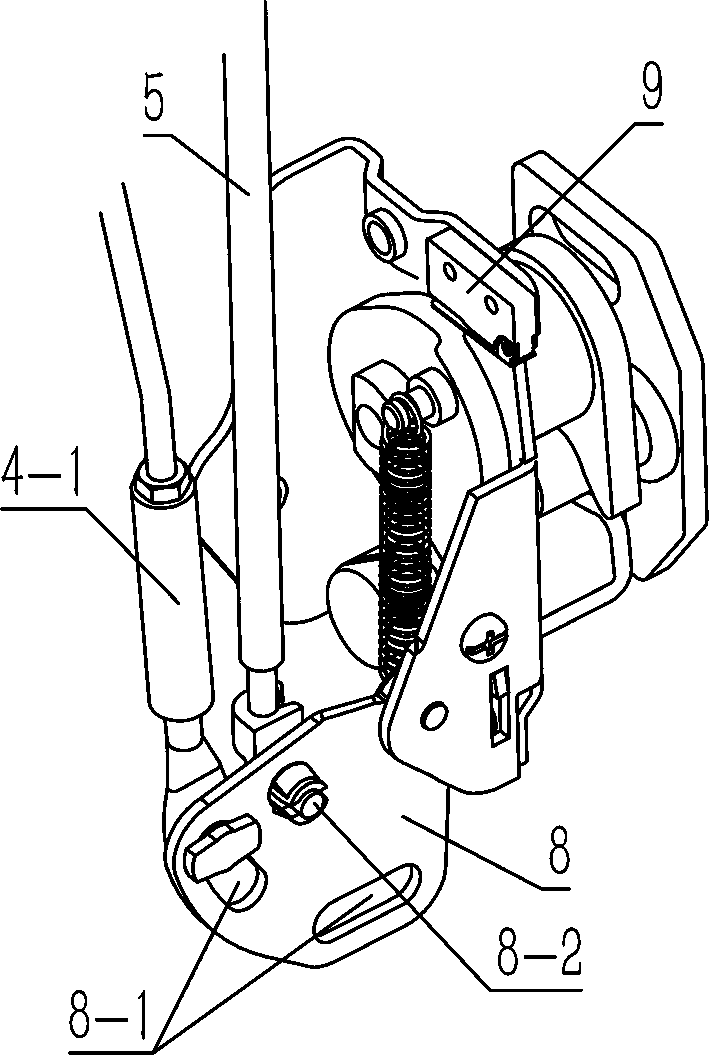 Double-locking car emergency door lock capable of being opened from inside and outside