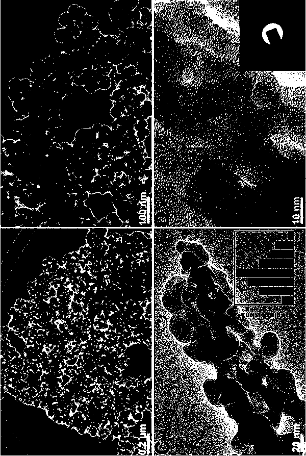 Preparation method for copper ferricyanide/multi-walled carbon nanotube hybrid material with core-shell structure and application of material in adsorption of cesium ions