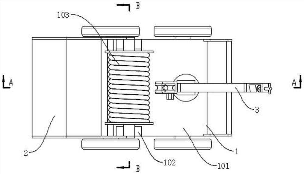 Cable erecting device for electromechanical installation