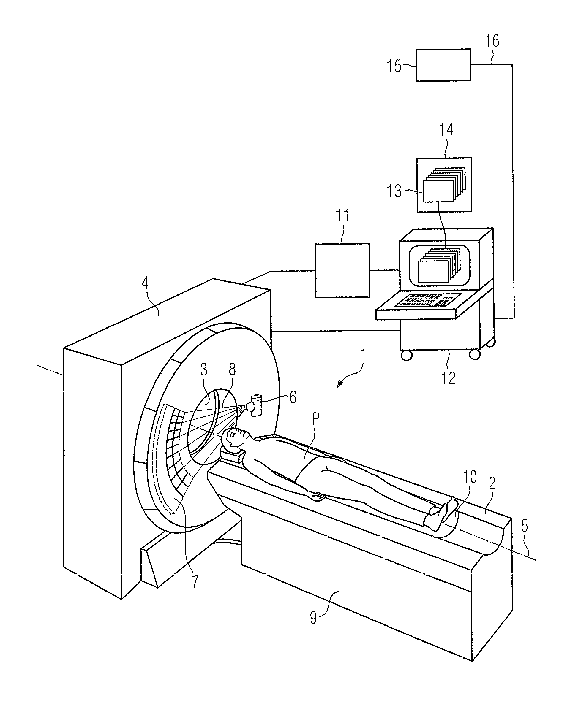 Method and device to assist in dose reduction of X-ray radiation applied to a patient
