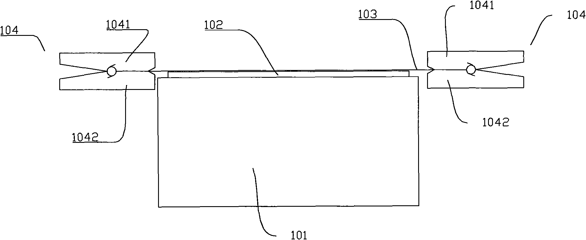 Film adhesion device for film active release
