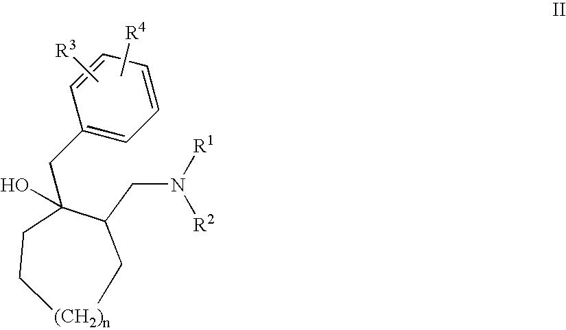 Substituted amino compounds as 5-HT/NA uptake inhibitors