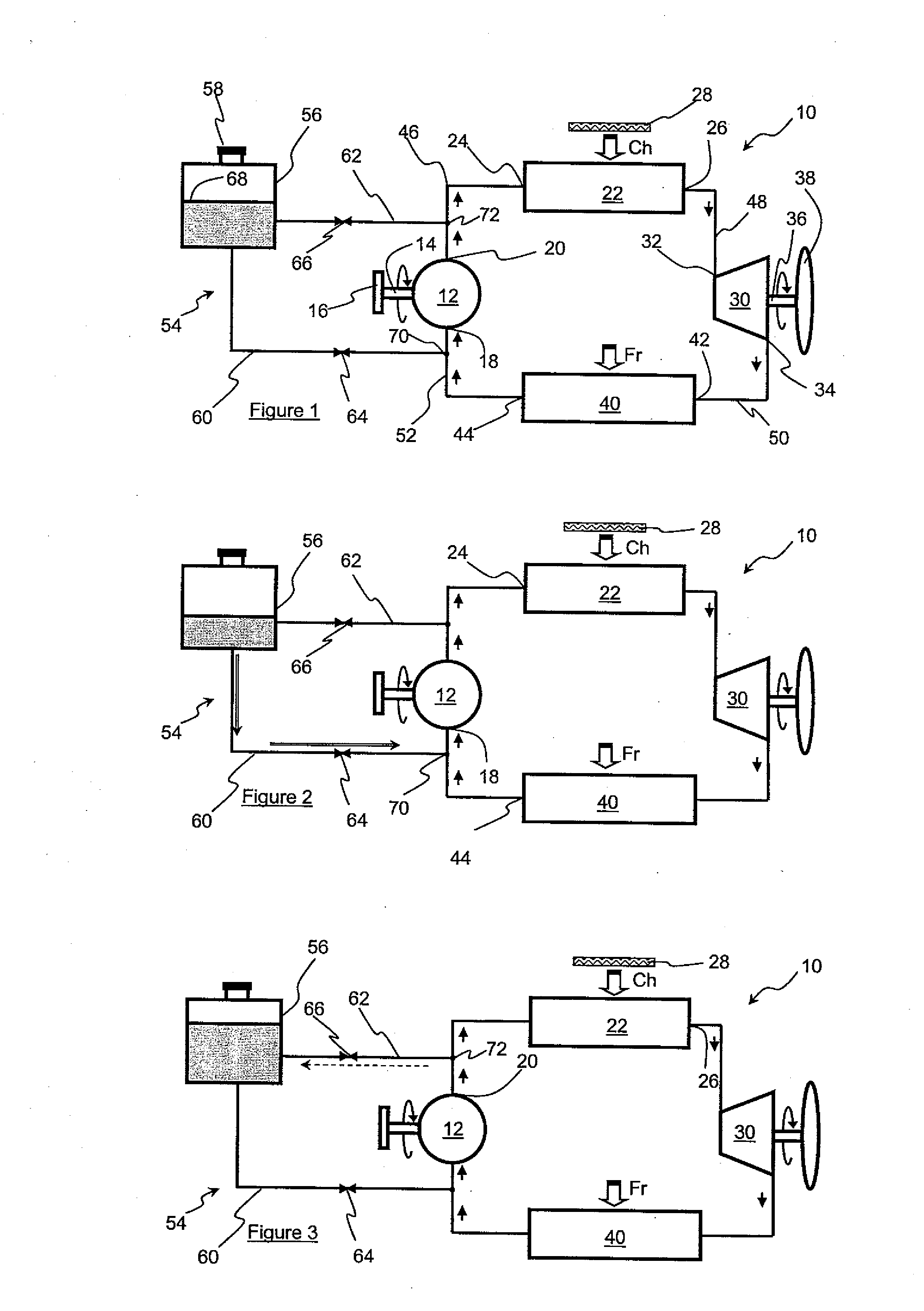 Device for controlling the working fluid circulating in a closed circuit operating according to a rankine cycle and method of using same