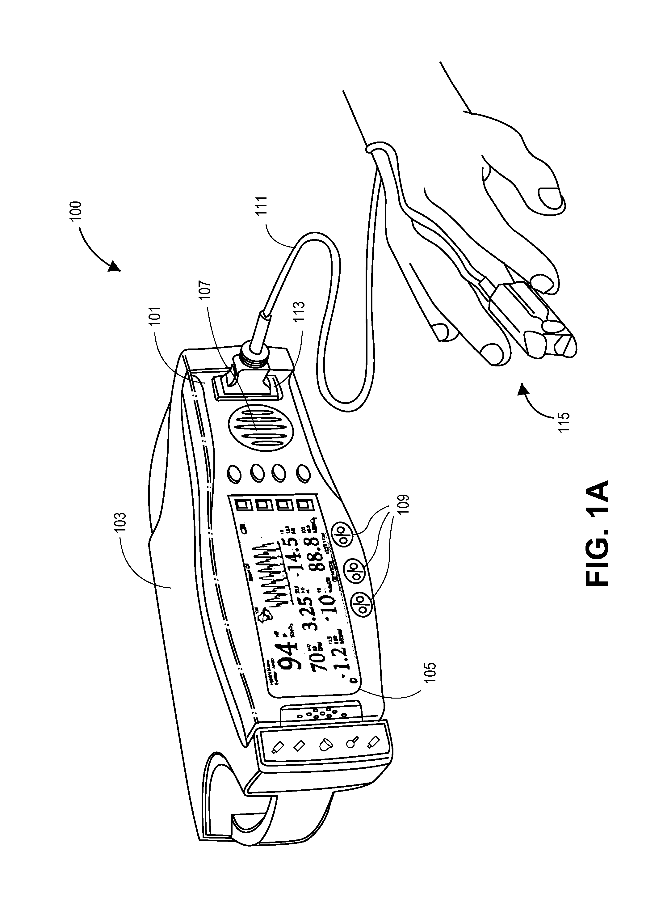 Low noise cable providing communication between electronic sensor components and patient monitor