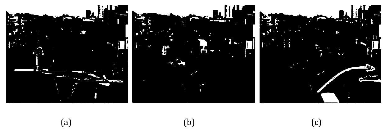 Video streaming anomalous event detecting method based on measure query entropy