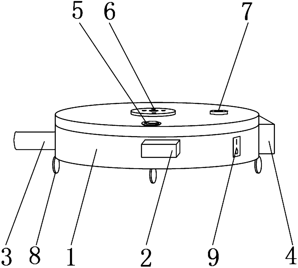 High-efficiency sweeping robot