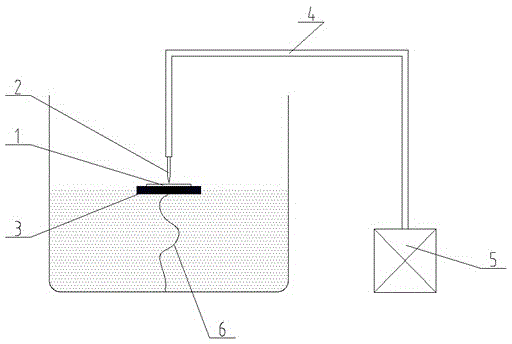 Underwater sound tester based on tunnel microscope