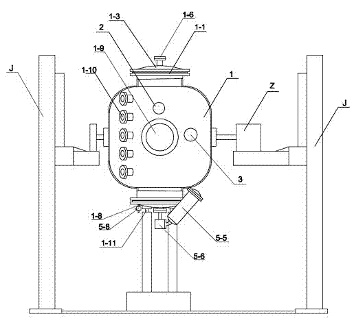 Experiment device and experiment method for gas cloud combustion, explosion simulation and inerting, inhibition