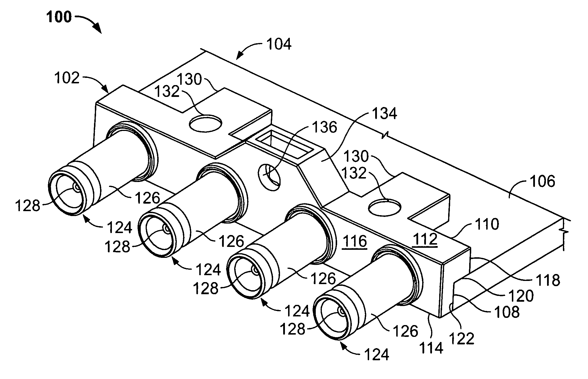Multi-port RF connector